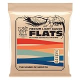 【正規品】 ERNIE BALL 2582 エレキギター弦 (12-52) FLATWOUND フラットワウンド MEDIUM LIGHT