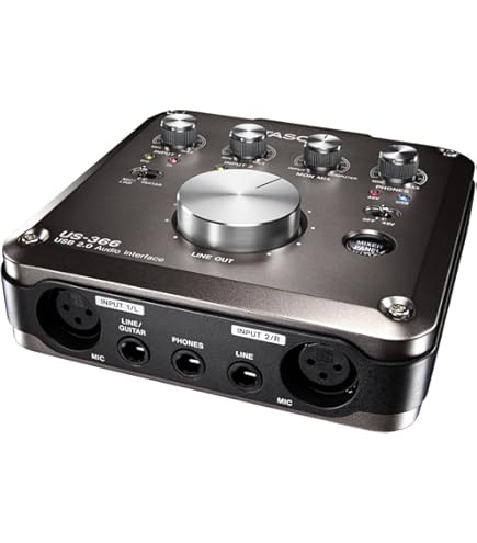 Amazon.co.jp: TASCAM オーディオインターフェイス DSPミキサー搭載 96