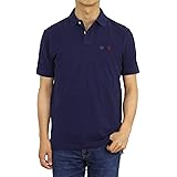 (ポロ ラルフローレン) POLO Ralph Lauren メンズ 半袖 クラシックフィット ワンポイント ポニー 刺繍 無地 ポロシャツ0105601-XXL-NAVYRED [並行輸入品]