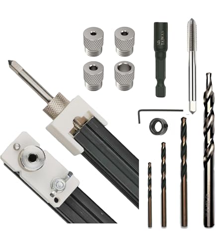 Aluminum Profile Drilling Jig Guide - Double Hole Punching Tool For 2020/2040/3030/3060 Profiles