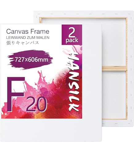 Amazon.co.jp: 【JPart&craft】3D 麻キャンバス F20号 (72.7x60.6cm