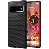 SPIGEN Liquid Air Case Designed for Google Pixel 6 Pro (2021) Soft TPU Armor Slim Cover - Black