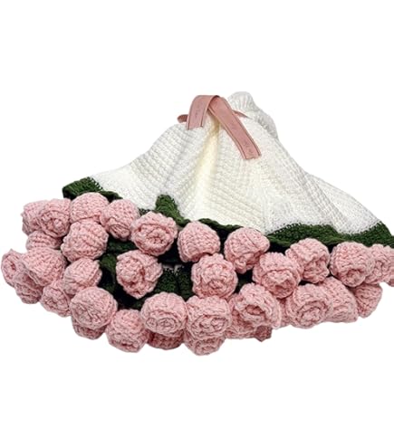 Amazon｜花束になるブランケット 80cm かぎ針編みのブーケブランケット