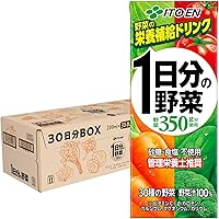 Amazon.co.jp: 伊藤園 1日分の野菜 200ml 紙パック ×96本 (24本