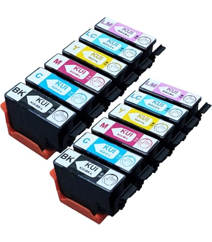 Amazon.co.jp: エプソン(EPSON) 用 KUI-6CL-L 6色セット 増量タイプ IC