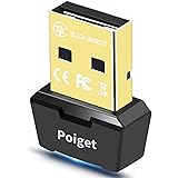 【業界トップクラスBluetooth5.3技術&ドライバー不要】Poiget Bluetooth レシーバー Bluetoothアダプタ 5.3 Bluetooth USB 超低遅延 小型 簡単な操作 最大通信距離20-30m ブルートゥース アダプ
