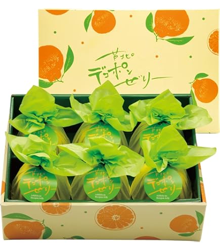 Amazon.co.jp: JAあしきた デコポンゼリー (12個入り（化粧箱