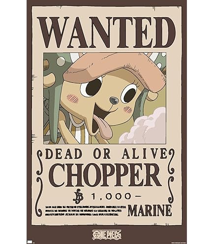 Amazon.co.jp: ワンピース - アニメ/マンガポスター (Wanted Dead Or