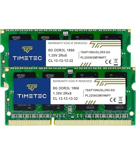 Timetec 16GB KIT(2x8GB) DDR3L SODIMM Memory for Apple Late 2015 iMac