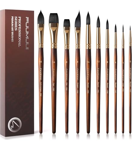 Amazon.co.jp: Sennelier raphael ラファエル 水彩 筆 携帯 用レザー