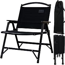 TITAN アウトドアチェア 黒 Amazon.co.jp: BlackishGear キャンプチェア ブラックウッド