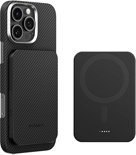 Amazon.co.jp: 「PITAKA」AirPods 4 Case, Compatible with MagSafe