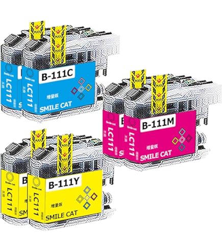 Amazon.co.jp: ブラザー用互換 LC111/B111【 LC111C LC111M LC111Y 各2