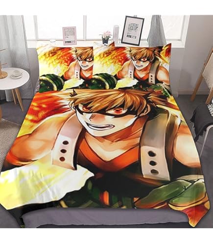 Amazon｜【3点セット】轟焦凍 ヒロアカ 布団カバー 寝具カバー