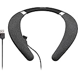 サンワダイレクト ネックスピーカー 有線/Bluetooth 両対応 マイク付き 防水 IPX7 400-SP102