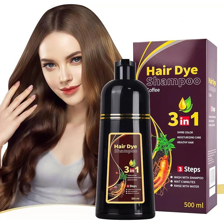 Amazon | black hair dye herbal hair dye shampoo ヘアカラー