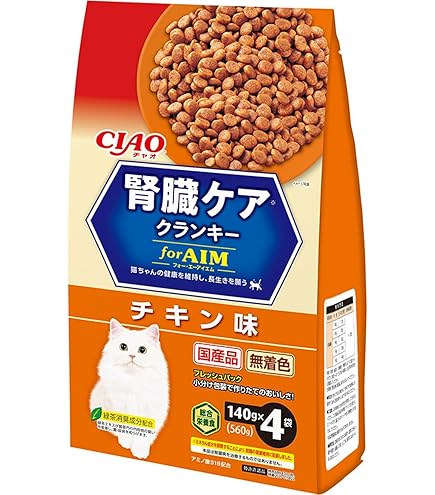 Amazon.co.jp: チャオ (CIAO) for AIM クランキー チキン味 140g×4袋