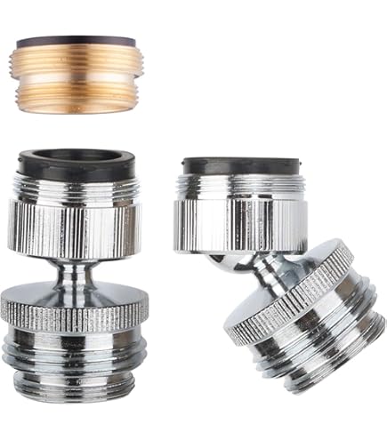 18-Piece Faucet Adapter Kit - Brass Thread Converters For Garden Hose, Aerators & RV Use