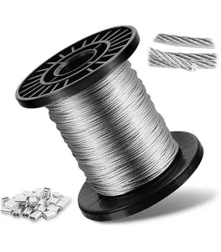 Amazon | 2本吊玉掛けワイヤーロープセット ワイヤ径16mm (5部)×長