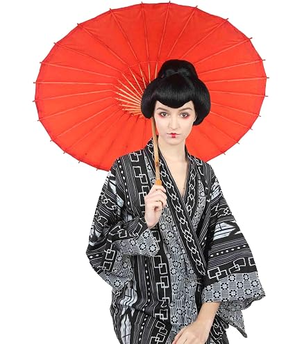 Amazon.co.jp: 日本髪かつら 銀杏返し 演劇 芸者 舞台 舞踊 : ビューティー