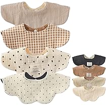 Amazon.co.jp: [GoUseGo] ベビー スタイ 4枚セット 両面使える 6