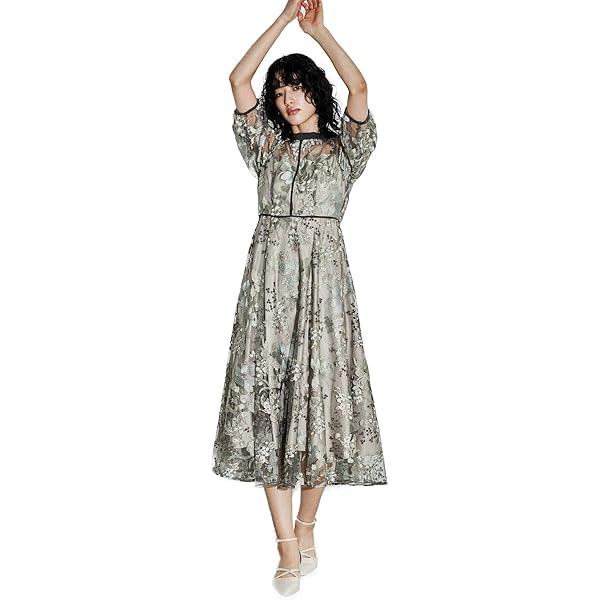 Amazon.co.jp: [niana] エンブロイダリーボレロセットドレス