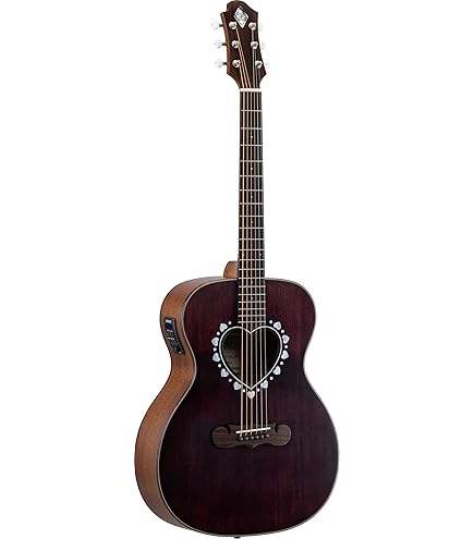 Amazon | Zemaitis ゼマイティス エレアコギター CAF-85HCW Faded Red