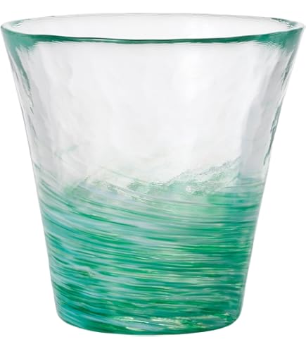 Amazon.co.jp: 80年代 ビンテージ 沖縄観光記念 琉球ガラス ヤシの木