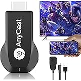 【2021最強アップグレード版】Anycast クロームキャスト ミラーキャスト 無線HDMI アダプター ドングルレシーバー ミラーリング くろーむきゃすと クリスマスプレゼント ワイヤレスモード切替え不要の簡単接続 大画面/動画転送 HDMIミラ
