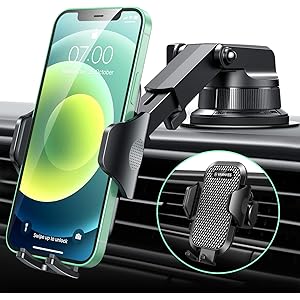 【2020再進化万能版】車載ホルダー VANMASS 3in1 片手操作 厚いケース対応 粘着ゲル吸盤&エアコン吹き出し…