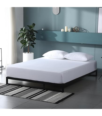 Amazon｜ZINUS メタル ウッド ベッドフレーム シングル Paul Metal and