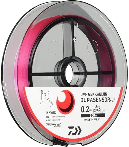 Daiwa PE Line UVF Gekkabijin Dura Heavy X4+1 + Si2 White Pink 0.3