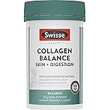 Swisse Beauty Collagen Balance | Supports Collagen Production with Supergreens | 120g Powder