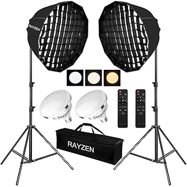 【収納バッグ付き】撮影用ソフトボックス5灯×2セット Amazon | ソフトボックス 写真撮影照明キット 撮影ボックス 50×70cm