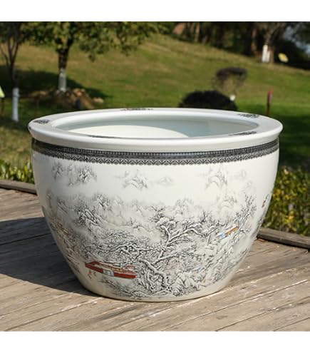 Amazon.co.jp: 水鉢 大型 特大 洋蓮黒 13号 鉢カバー プランターカバー