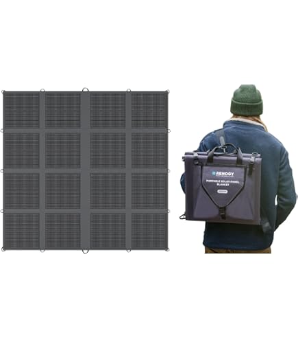 Amazon | Renogy ソーラーパネルブランケット 200ワット Nタイプ
