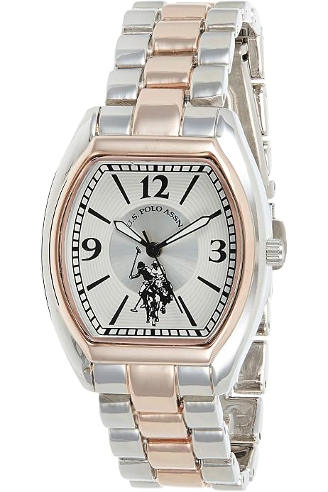 Analog Quartz Watch with Alloy Strap 
