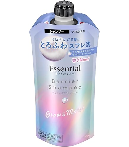 Amazon | エッセンシャル プレミアム うるおいバリアシャンプー グロウ