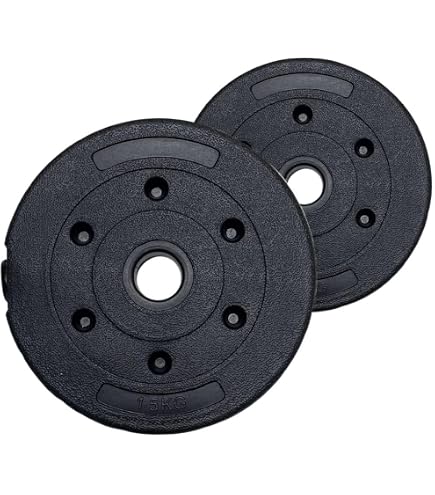 Amazon | ダンベル ラバータイプ (40kgセット) 可変式 ダンベル 20kg 2