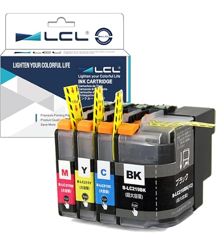 Amazon.co.jp: brother LC219/215-4PK (BK×2/C/M/Y) 【全色大容量増量