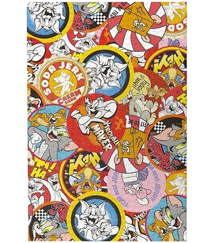 トムジェリ　1000ピースジグソーパズル Amazon.co.jp: ジグソーパズル トムとジェリー 木製 1000ピース