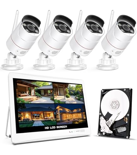 Amazon.co.jp: DXアンテナ ネットワークカメラ4台＋4chレコーダー