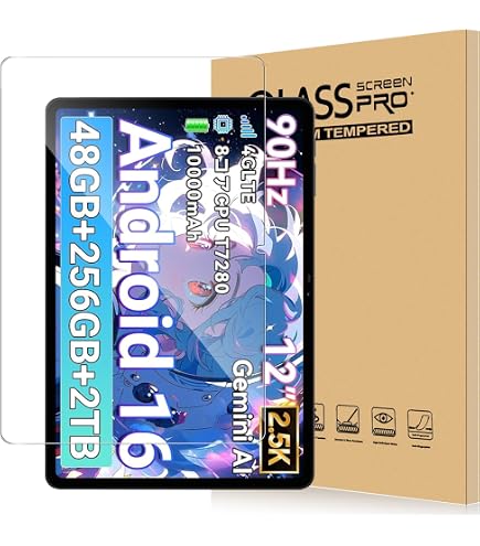 Amazon.co.jp: 【1枚セッ】For ODEA A12 タブレット 12インチ 強化