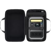 co2CREA 対応 Anker Solix C300 Portable Power Station 専用収納ケース ブラック（ケースのみ） | 硬質EVA素材 衝撃吸収 防塵防滴 軽量コンパクト