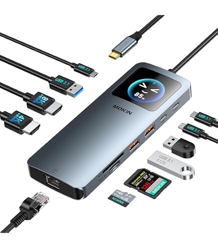 Amazon.co.jp: INVZI MagHub 12-in-2 USB-C ドッキングステーション