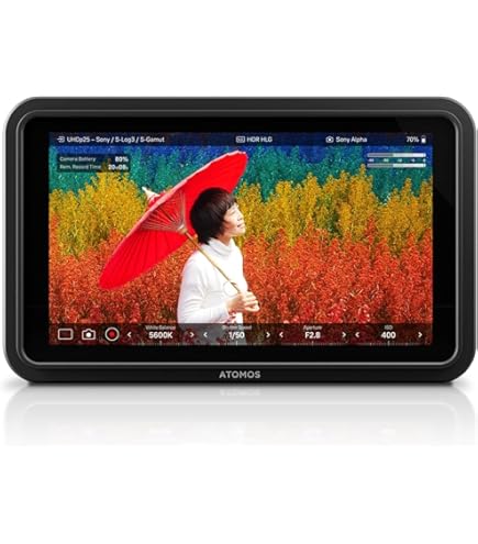 【ジャンク品】SHINOBI 5インチモニター サンシェード付き Amazon | Atomos 純正 Sunhood for 5