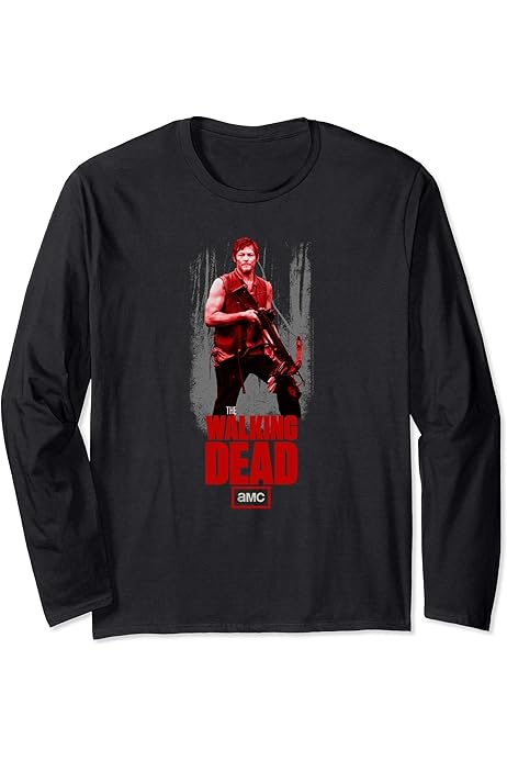 Amazon.co.jp: ウォーキング・デッドのダリル・ディクソンの盗賊 長袖T 
