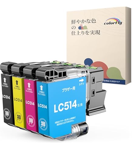 純正インク ブラザー LC514 インクカートリッジ4色セット ブラザー工業 【セット】ブラザー 純正 LC514 インクカートリッジ