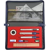 Amazon.co.jp: Saki&Masa 製図 海図15点 セット コンパス 三角定規