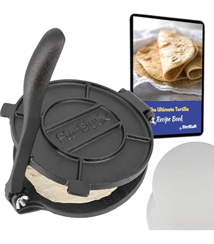 Amazon | Manual Corn Tortilla Maker by Monarca | Monarca | パスタ